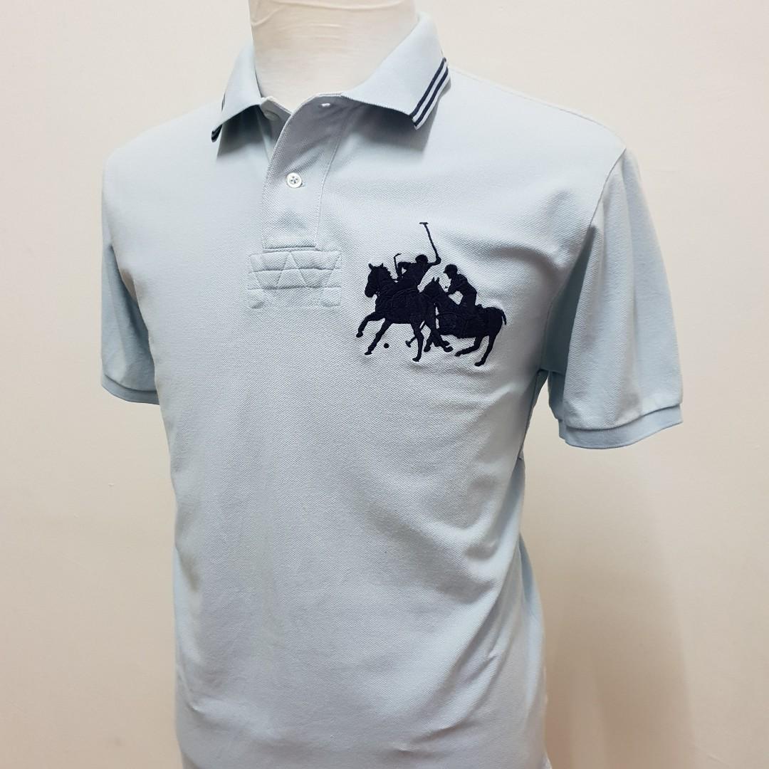 Polo Ralph Lauren Custom Fit 2 Pony Rugby Shirt Size L, Men's Fashion, Tops  & Sets, Tshirts & Polo Shirts on Carousell