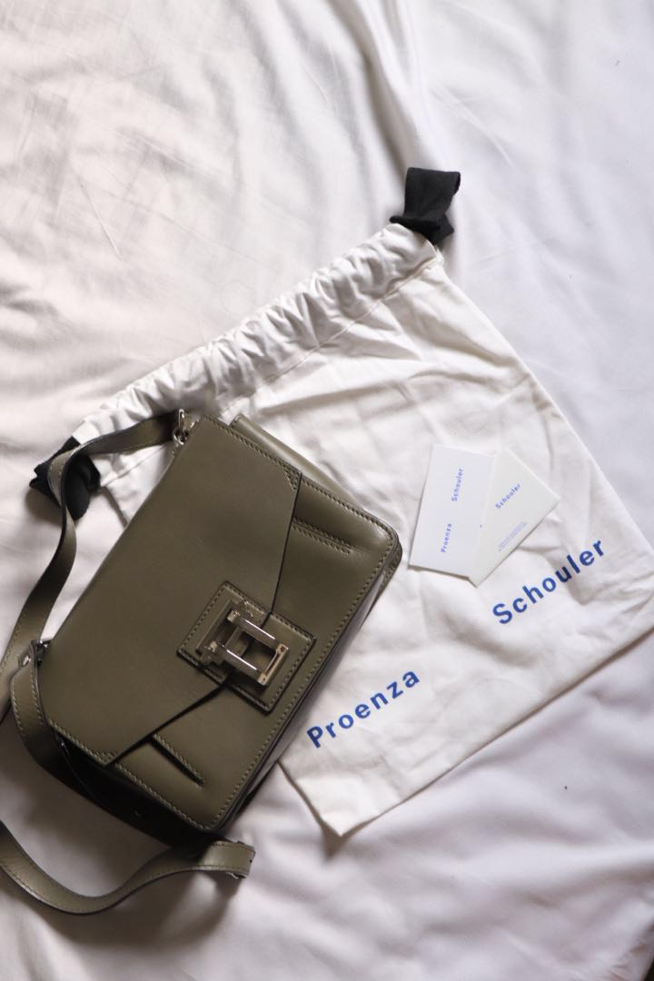 proenza schouler hava leather shoulder bag