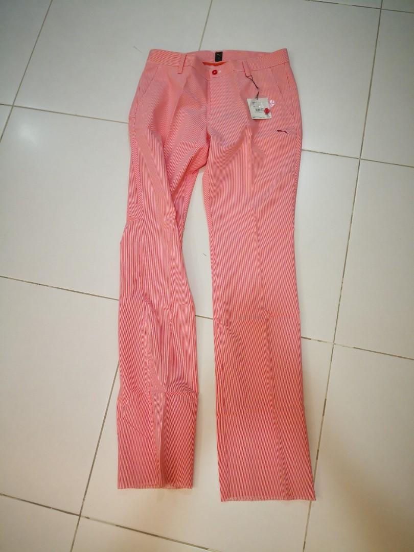 puma pink golf pants