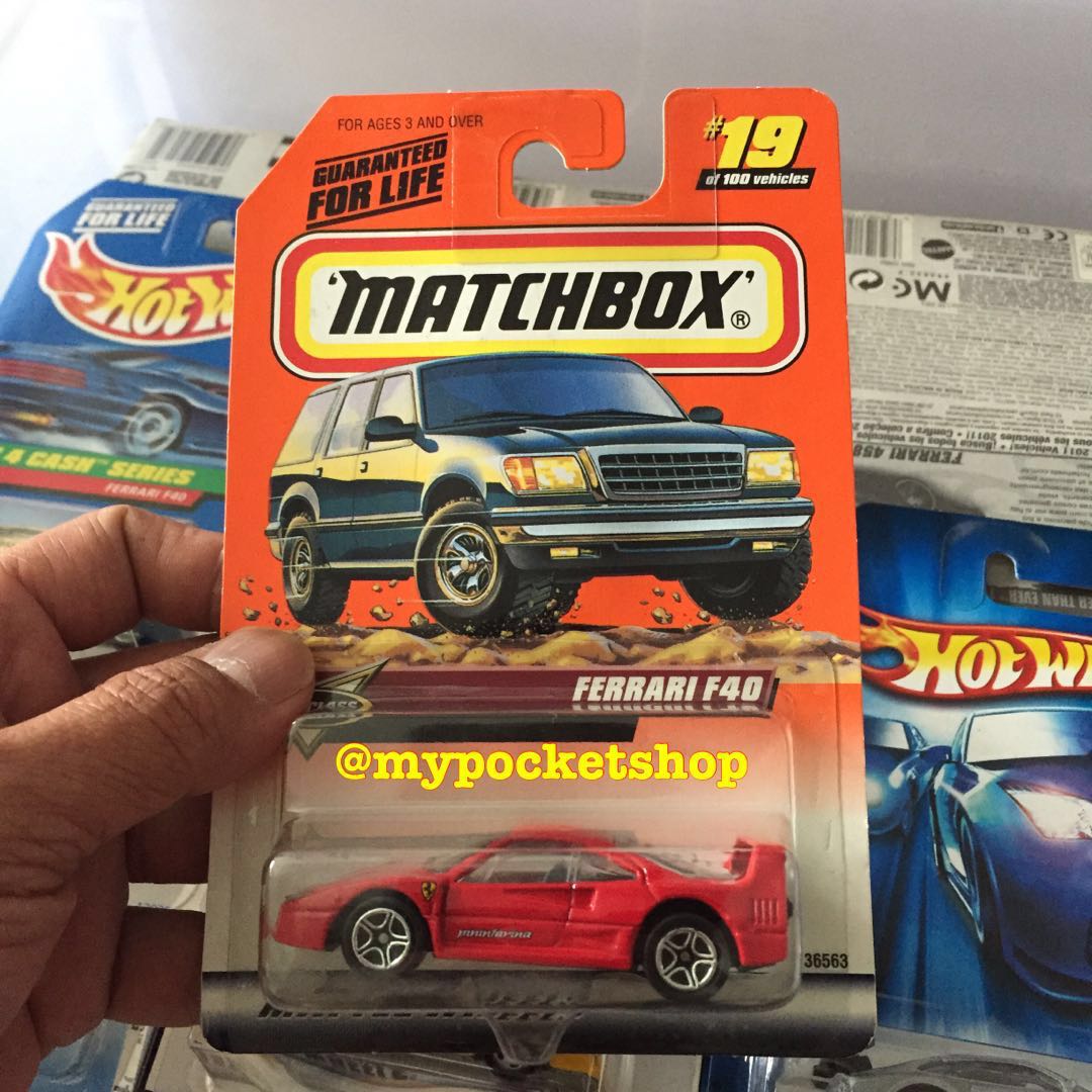 matchbox ferrari f40