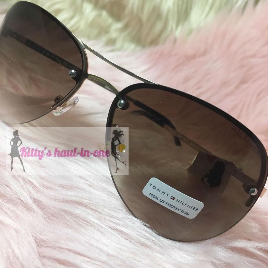 Rimless Aviator Tommy Hilfiger Felice Sunglasses