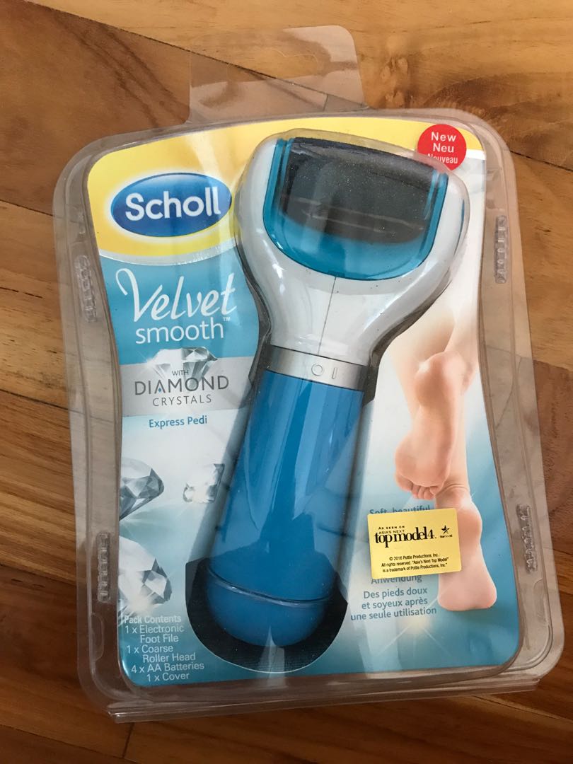 Scholl electronic foot file, Beauty & Personal Care, Foot Care on Carousell