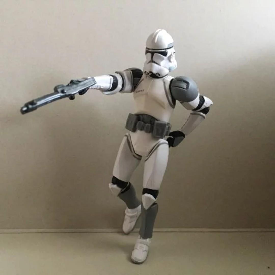 Star Wars 3 Pieces Of Clone Trooper Action Figure 3 75 Inch On