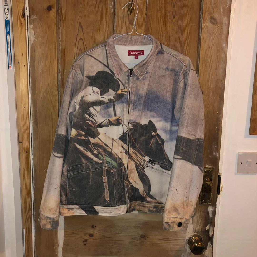 supreme cowboy denim jacket