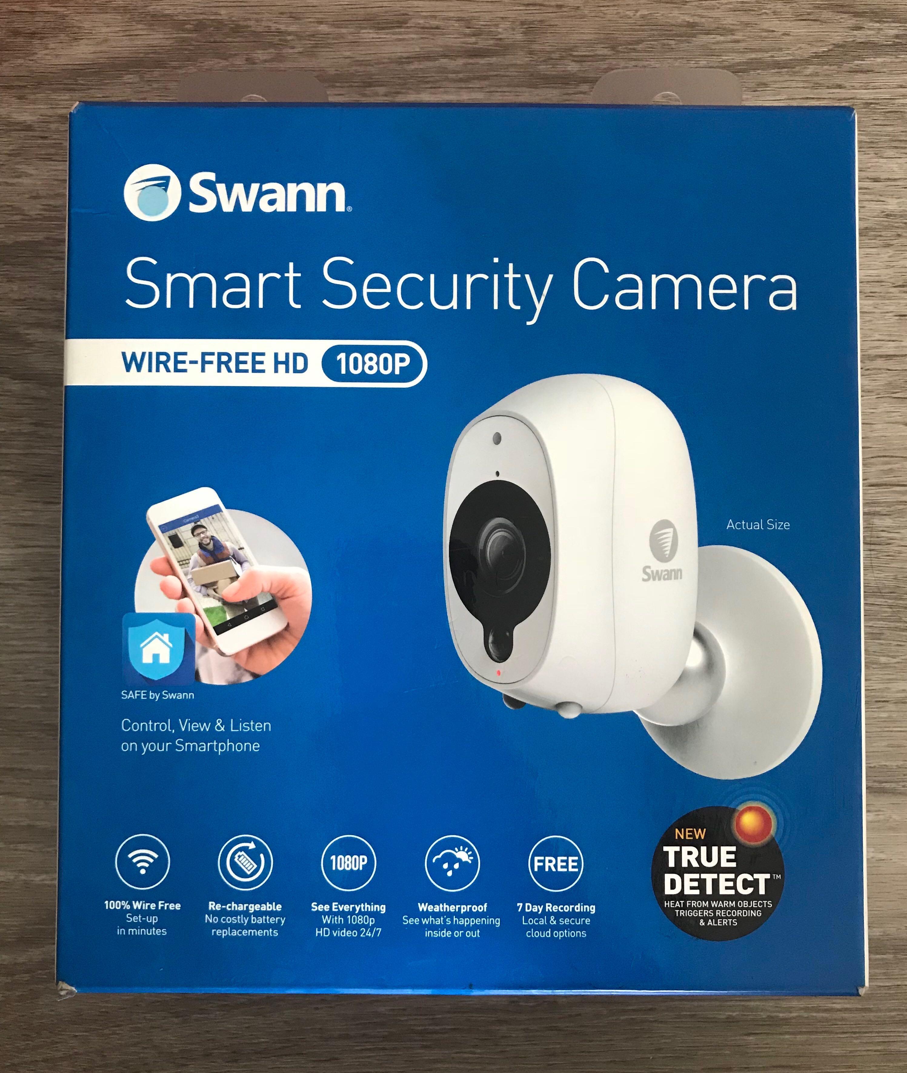 Swann smart security 1080p hotsell battery camera
