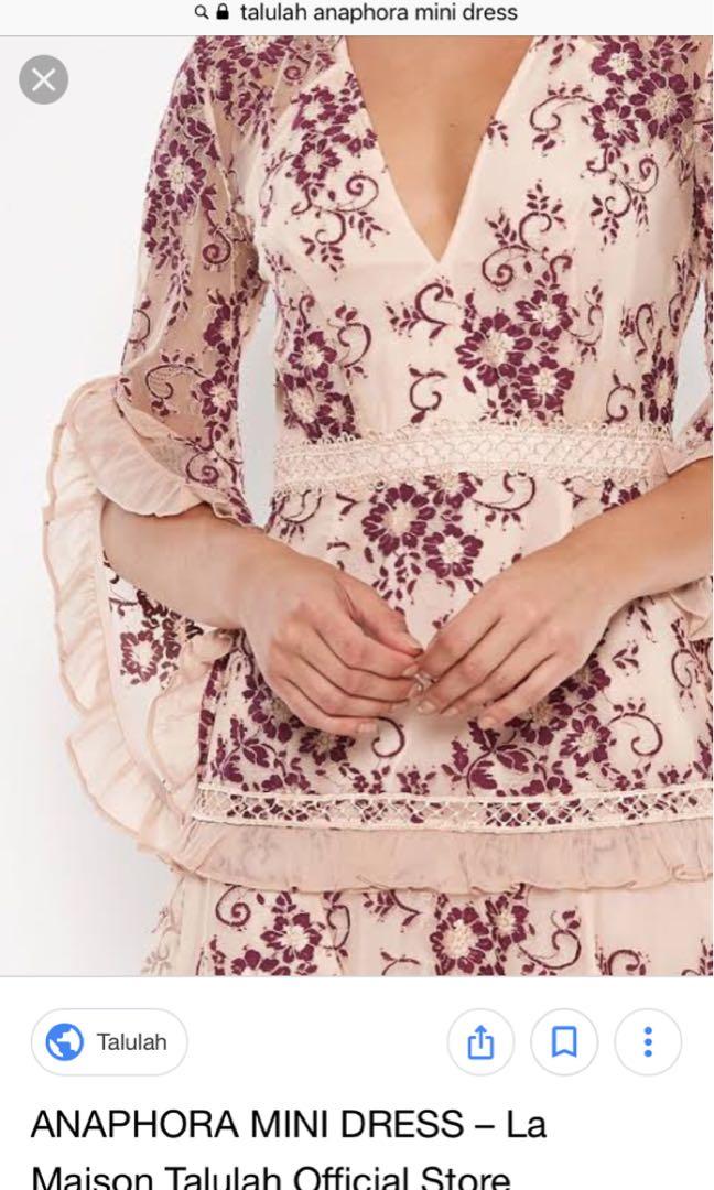 Talulah anaphora mini dress online