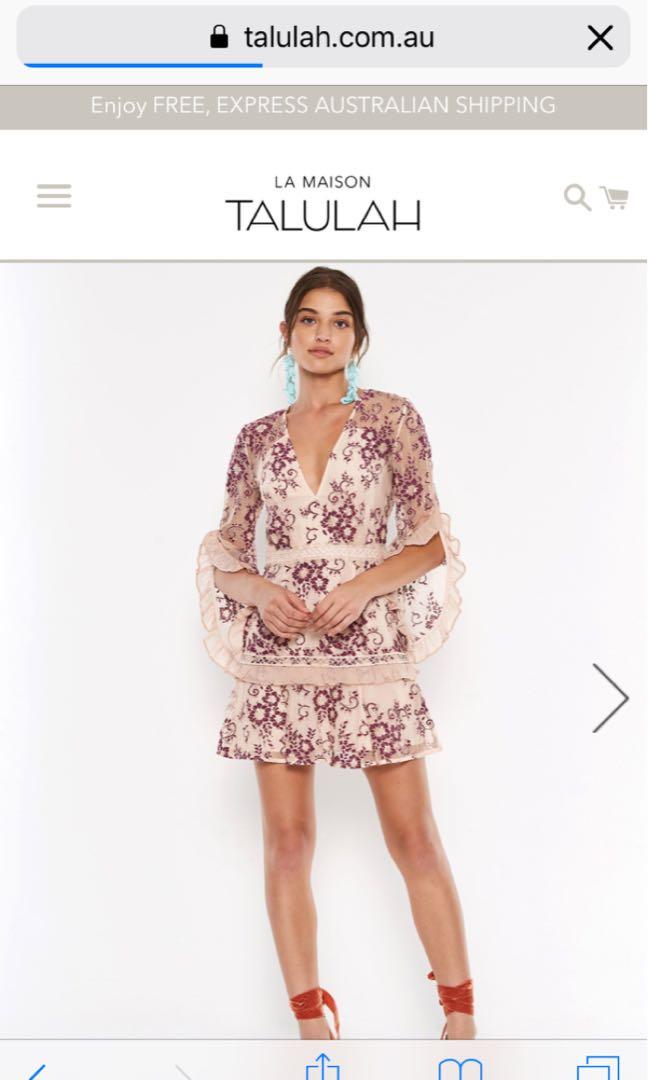 Talulah anaphora mini dress sales