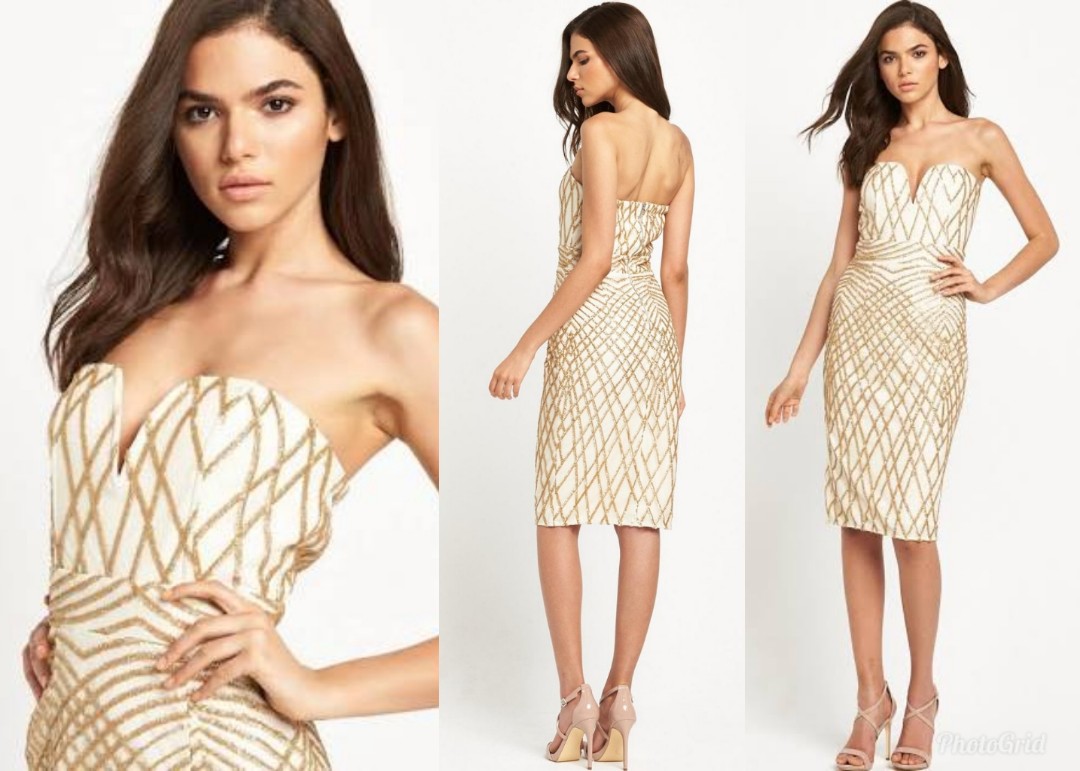 gold dress semi formal