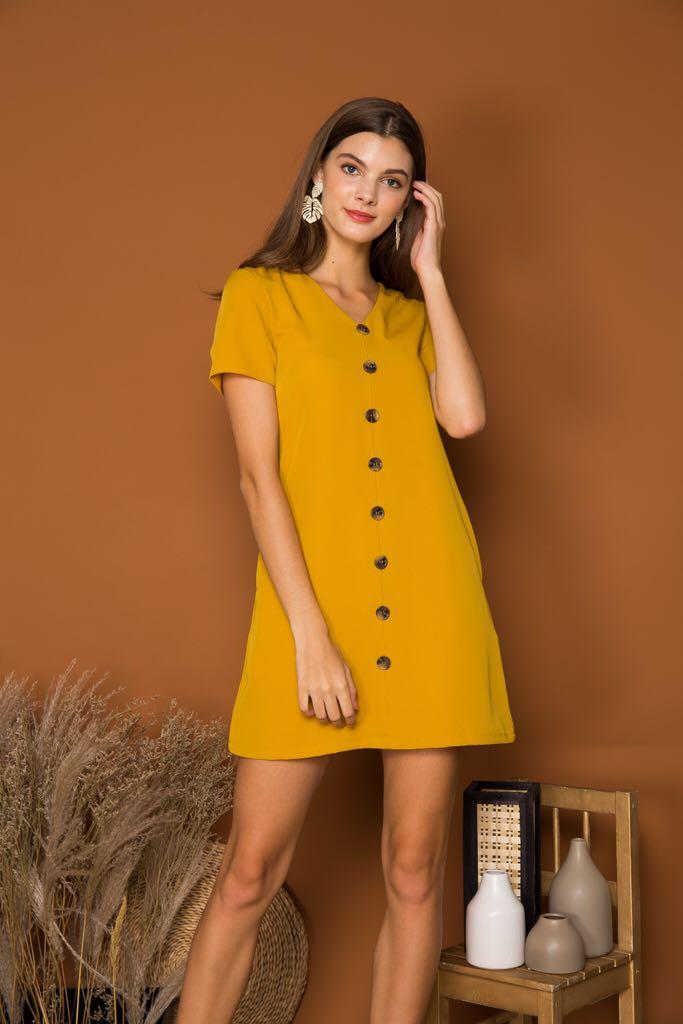 Button down shift dress Clearance