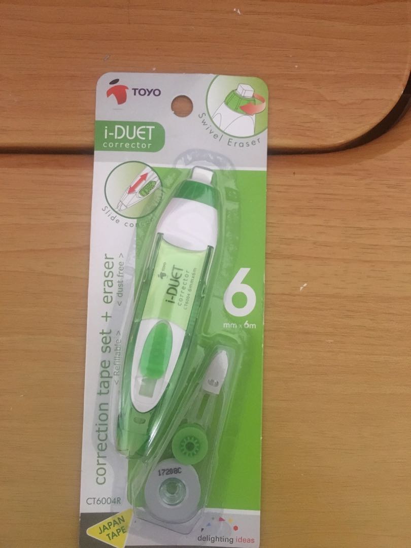 Toyo i duet correction tape, Hobbies & Toys, Stationery & Craft, Other