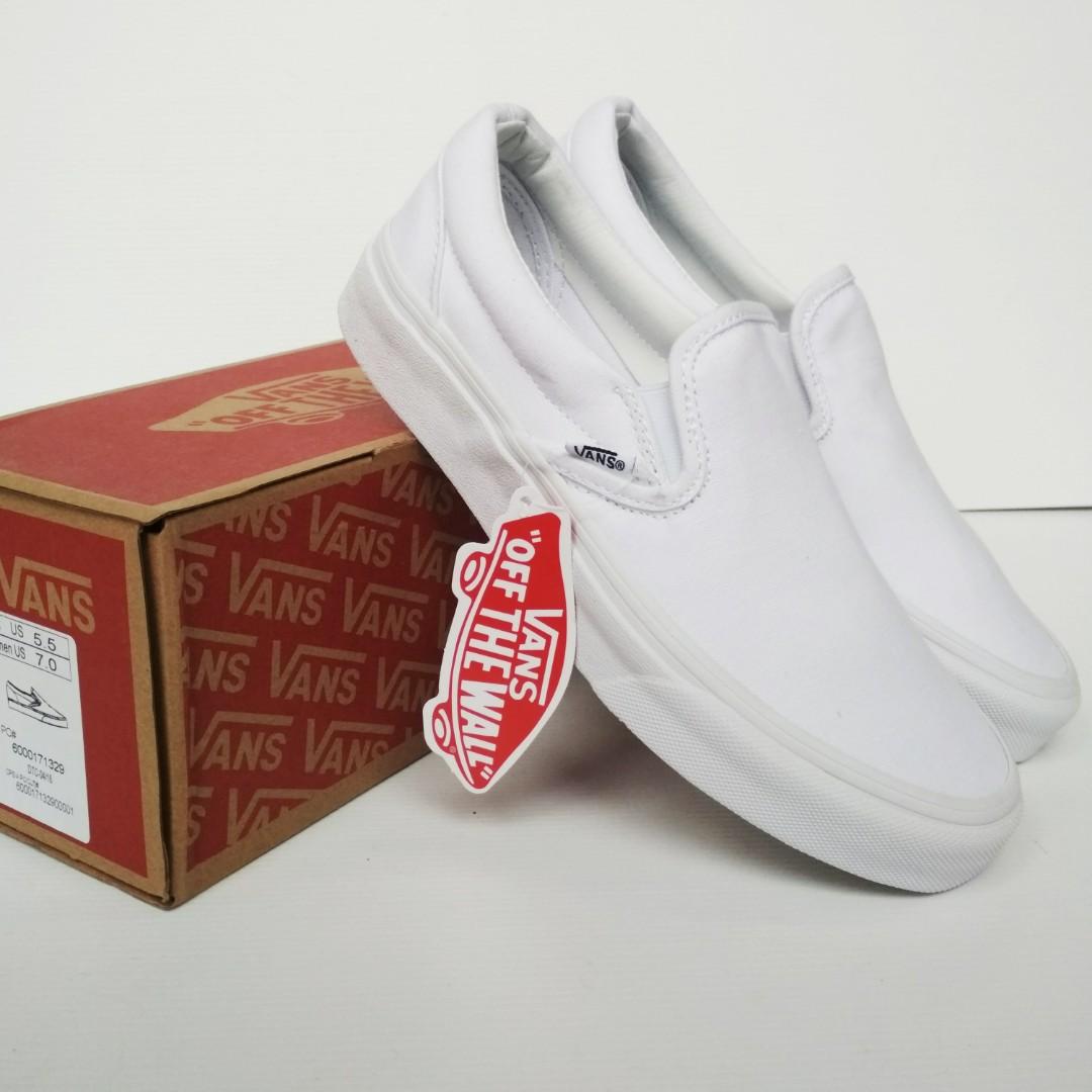 white van slip on womens