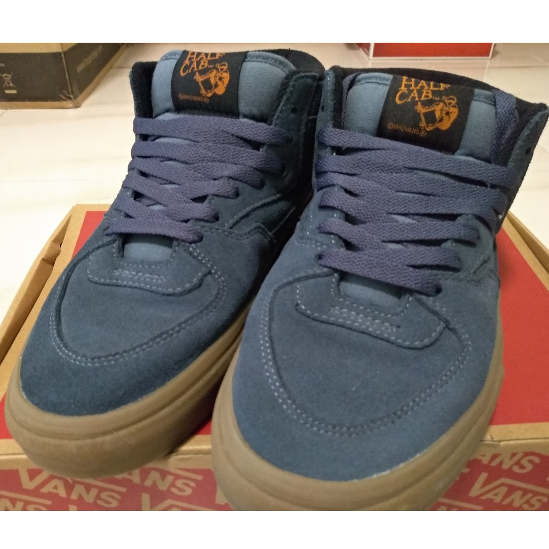 Vans half cab dark slate sales