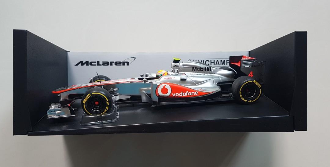Vodafone Mclaren Mercedes L Hamilton Showcar 2012 Toys Games Bricks Figurines On Carousell