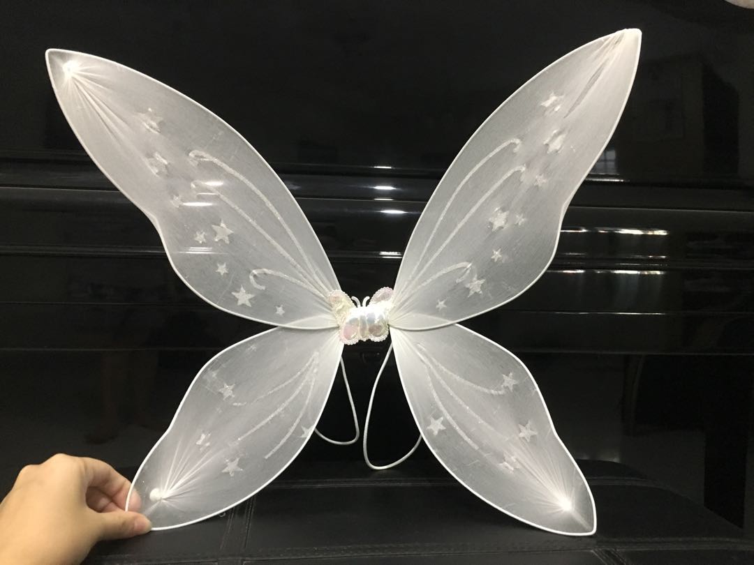 white fairy wings