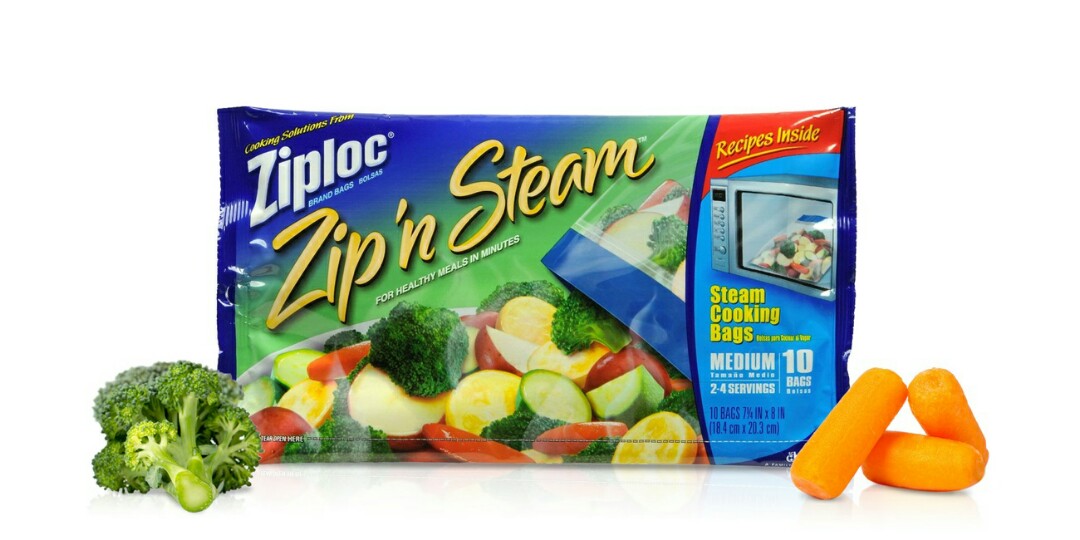 Ziploc Zip N Steam Microwave Cooking Bag