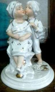 Patung keramik china T.17cm