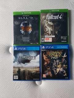 PS4 and XBOX 1 Games