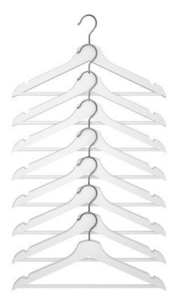 27 Wood Hangers Ikea, Furniture & Home Living, Furniture, Shelves