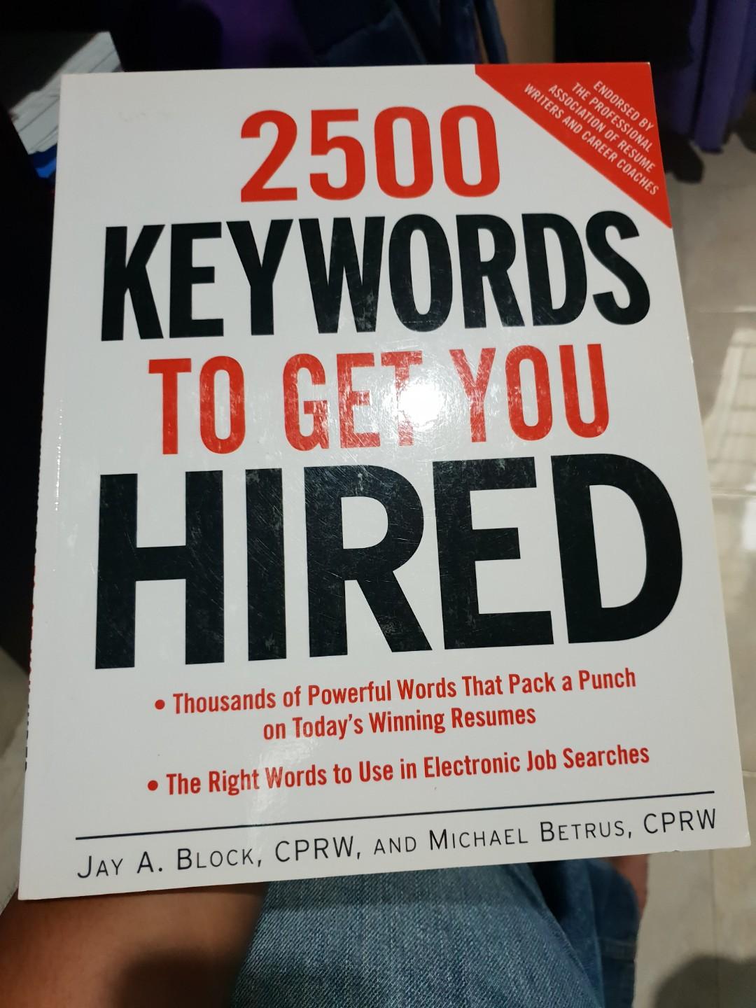 2500 Keywords to Get You Hired