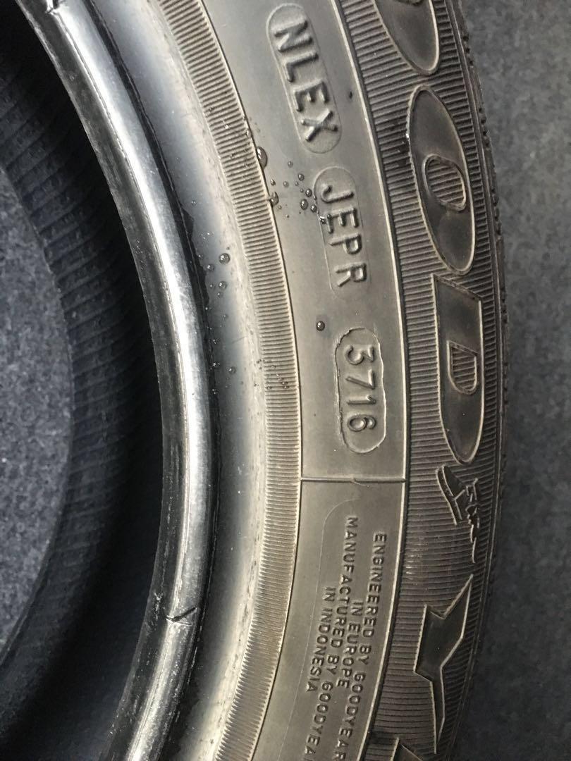 2 Biji Tayar Goodyear Tyre Saiz 14 Rim 14 Myvi Tahun 2016 Auto Accessories On Carousell