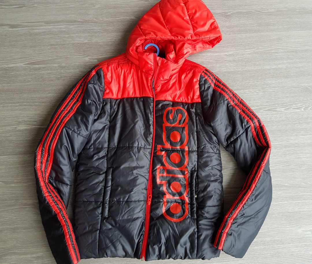 Adidas Winter Puffer Jacket With Detachable Hood Babies Kids