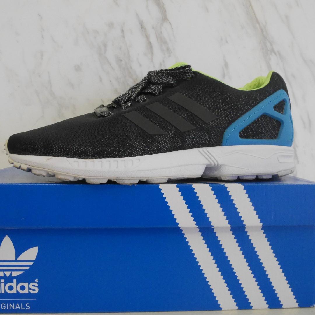 Adidas ZX Flux Reflective Snake Skin Pack UK 7.5 100 Authentic