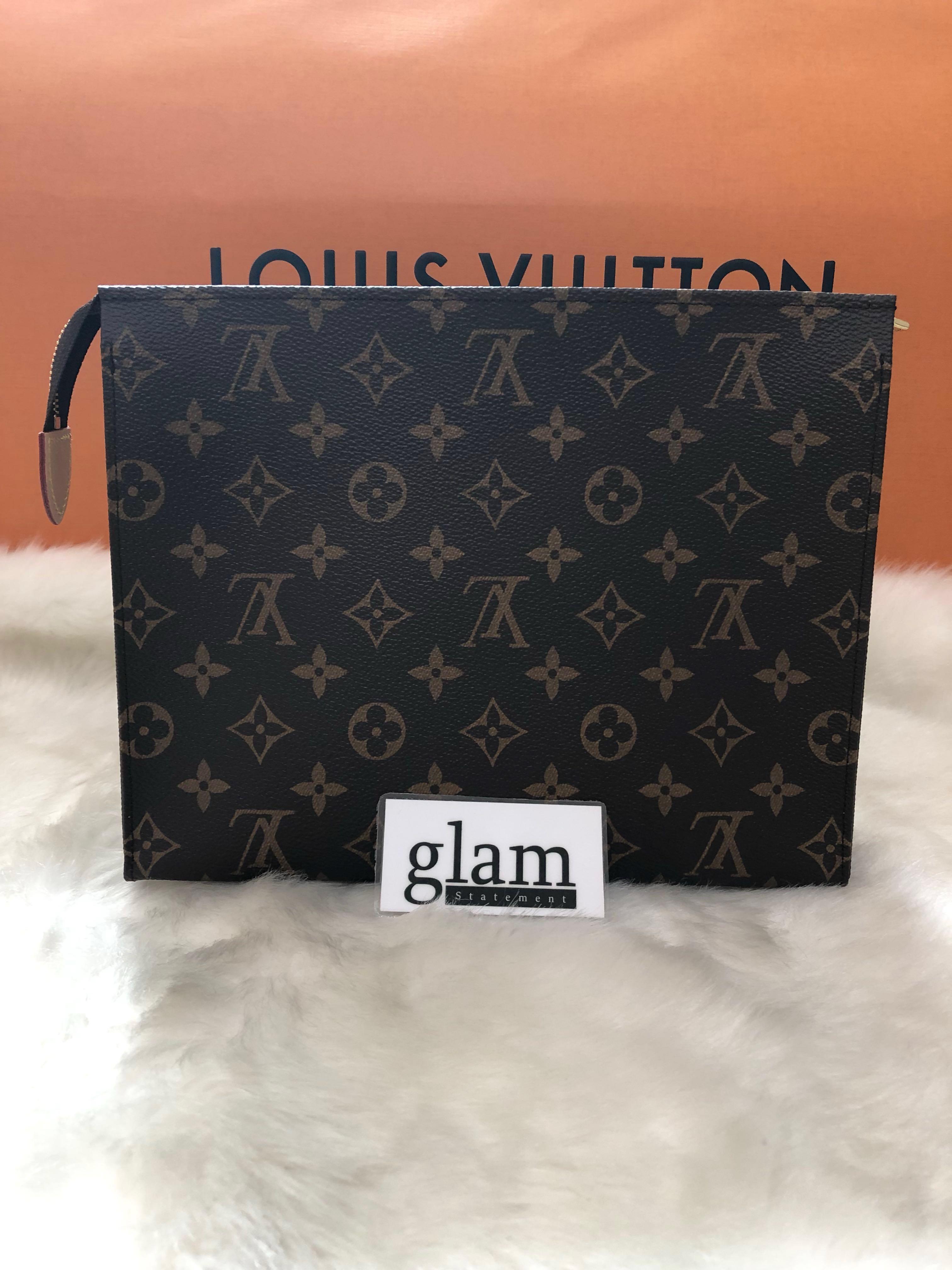 AUTHENTIC LOUIS VUITTON TOILETRY POUCH 26, Luxury, Bags & Wallets