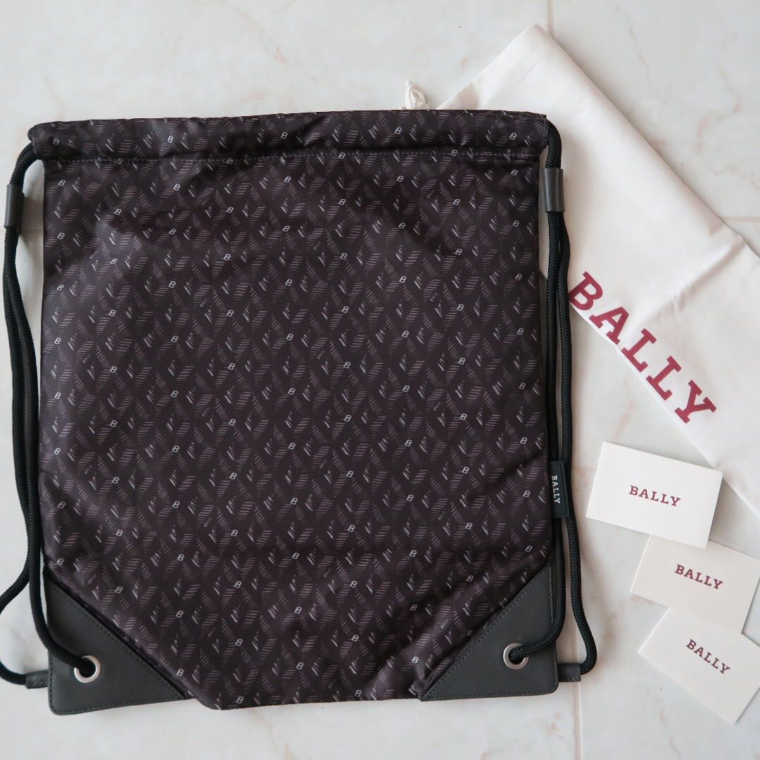 bally drawstring bag