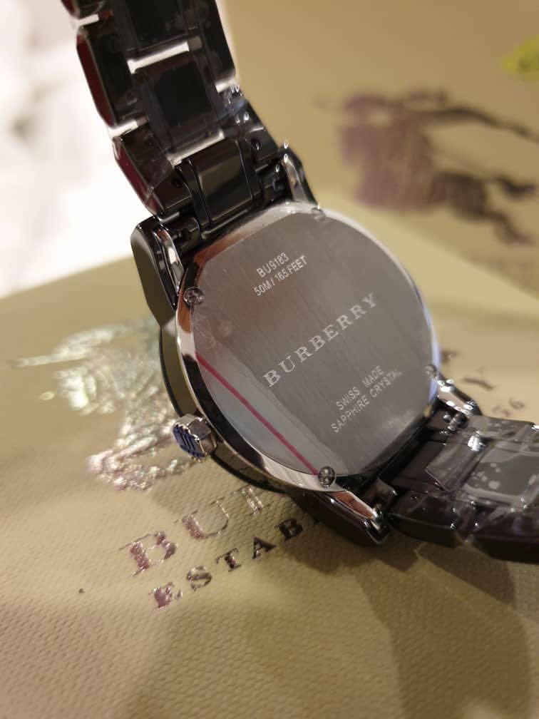Burberry watch online water resistant