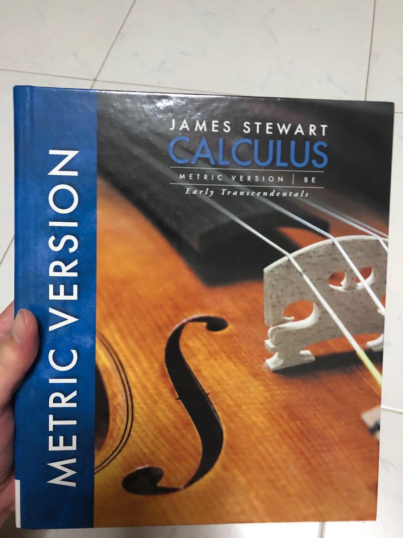 Calculus Metric Version 8th Edition By James Stewart Hobbies Toys Books Magazines Assessment Books On Carousell