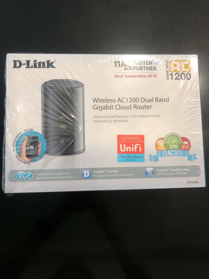 D-Link Wireless AC1200 Dual Band Router, Electronics, Others on Carousell