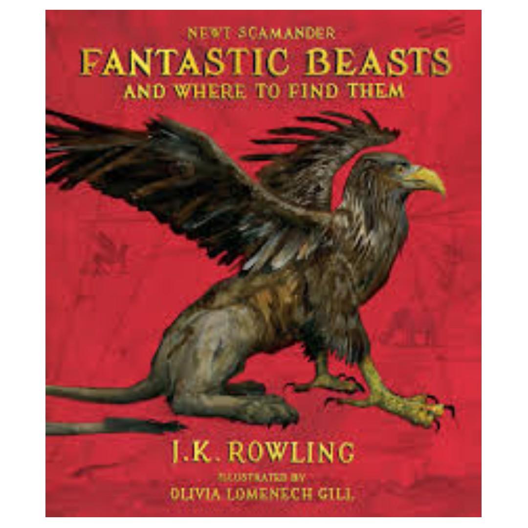 Fantastic Beasts And Where To Find Them Illustrated Edition Books Stationery Fiction On Carousell