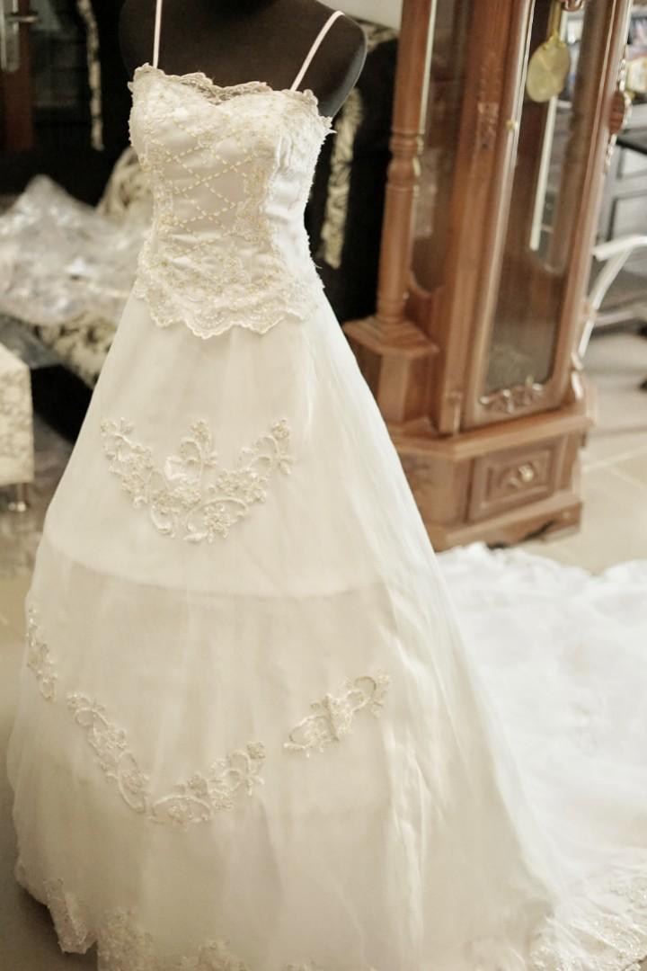 Korea Pernikahan Pengantin Gaun Pengantin Baru Gaun Prop 