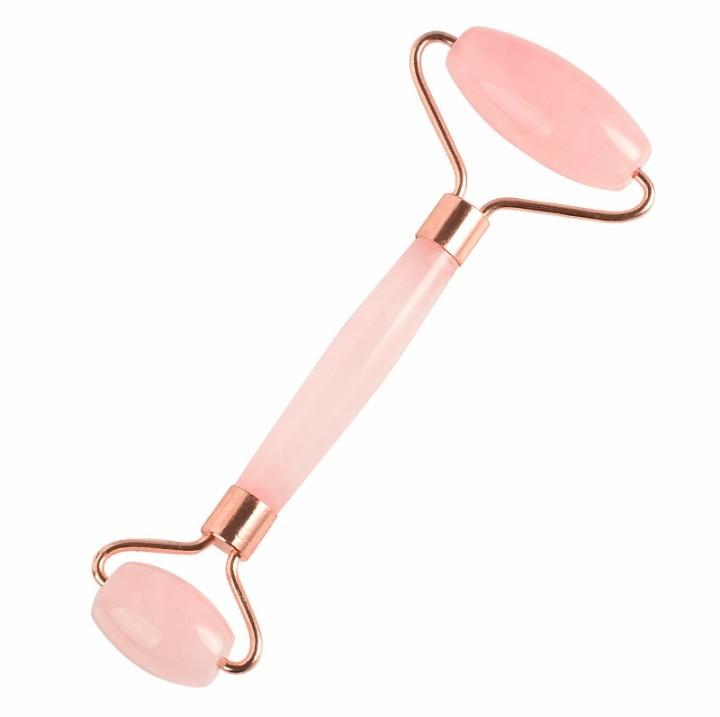 Genuine rose quartz face roller clearance