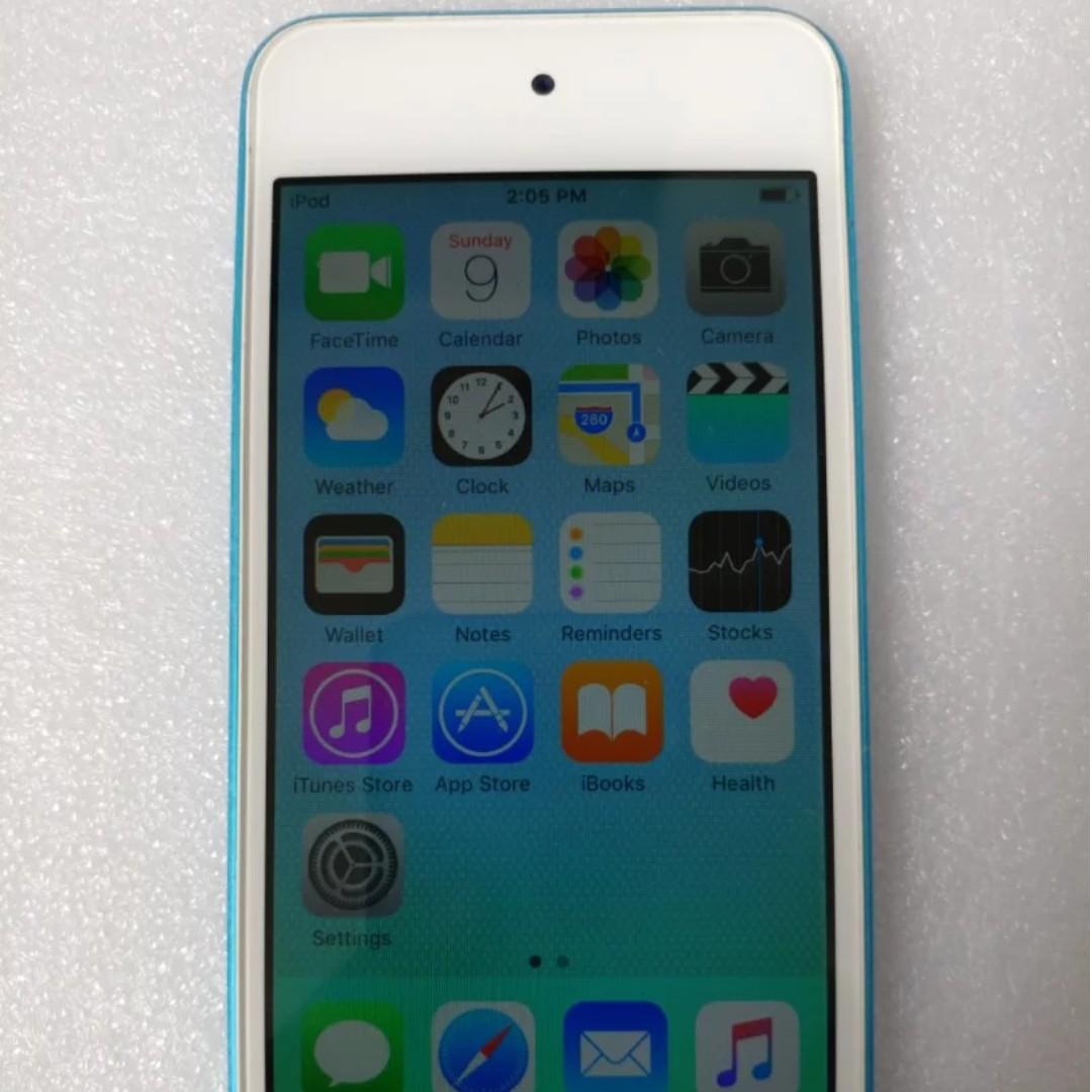 Good Working Condition Ipod Touch 5th Gen 32gb Blue Model A1421 Electronics Audio On Carousell