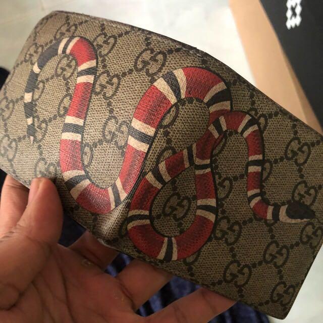 Authentic Gucci King snake long wallet, Men's Fashion, Watches &  Accessories, Wallets & Card Holders on Carousell