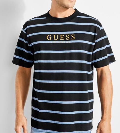 Guess doheny stripe tee clearance