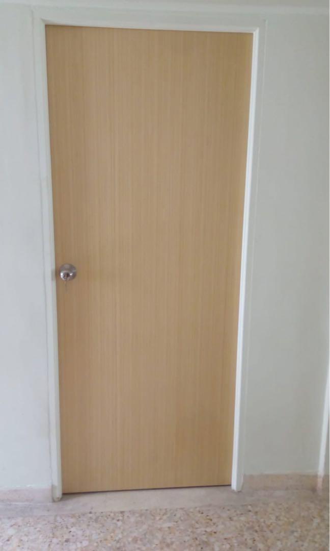 HDB laminate room door ( solid core ) HPL, Home Services, Renovations ...