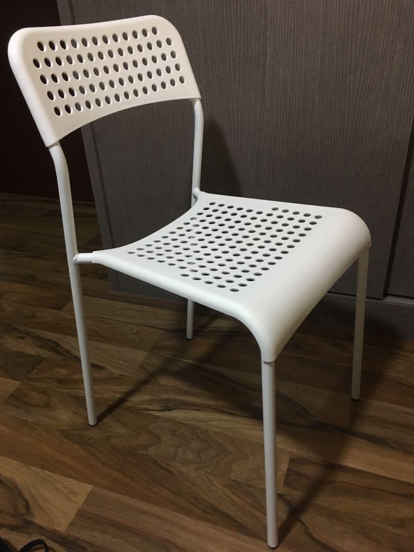 Ikea Adde Chair White Furniture Tables Chairs On Carousell