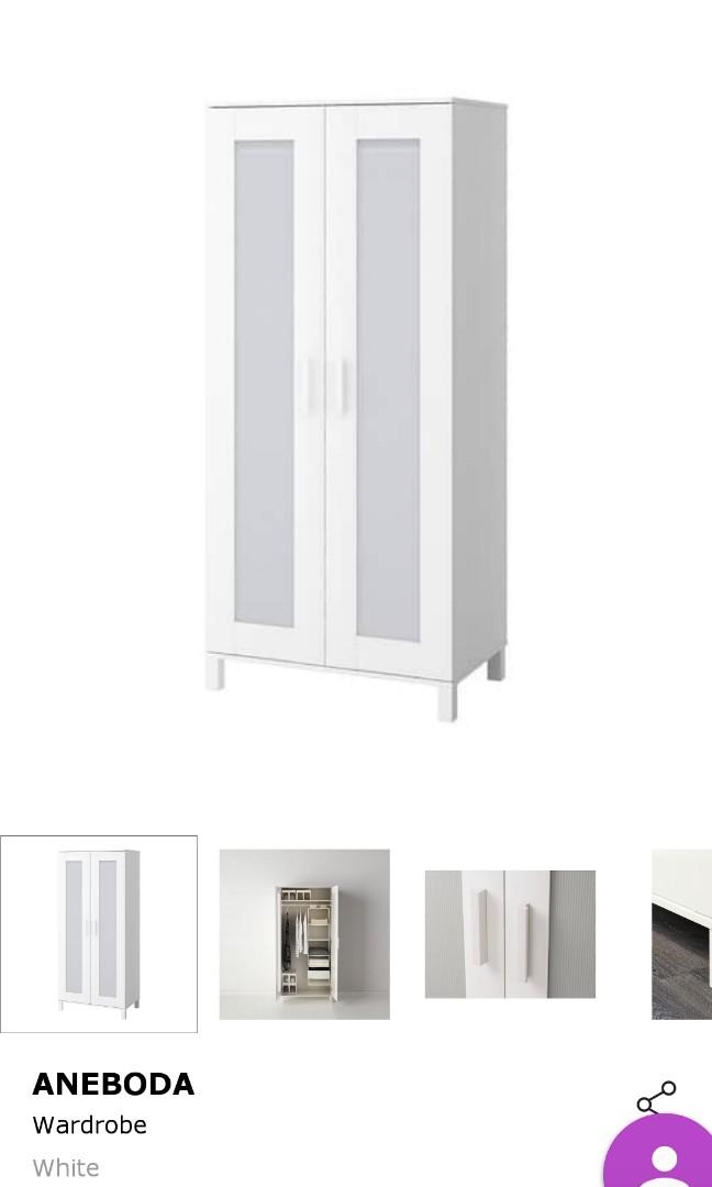 Ikea White Wardrobe For Sell Furniture Shelves Drawers On