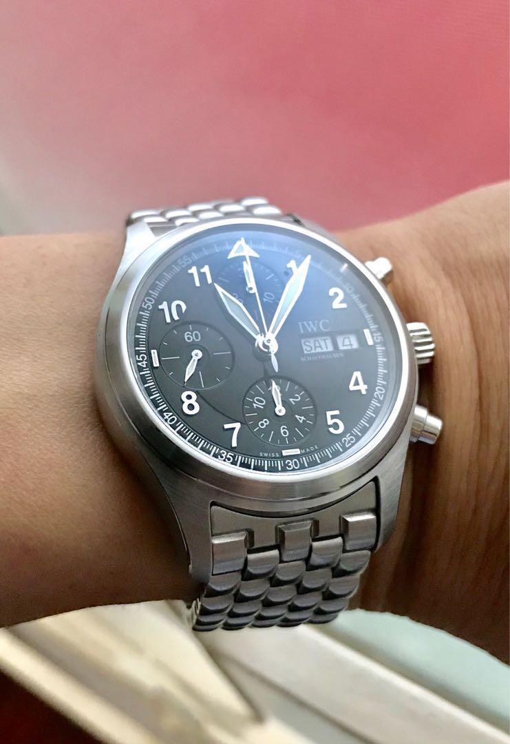 IWC 3706 Spitfire chronograph weekend sales