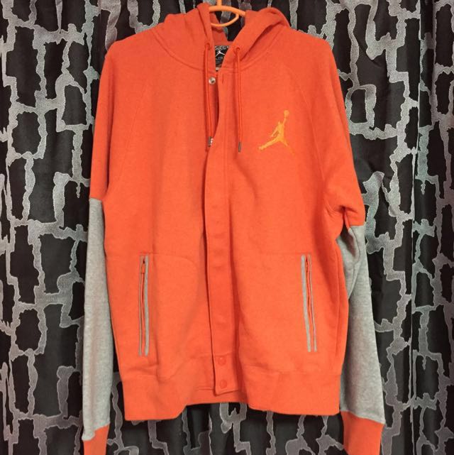 orange jordan jacket