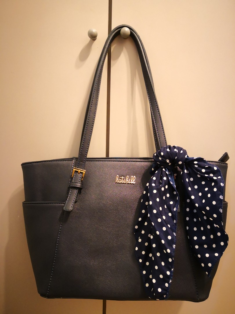 Kate Hill Elegant Navy Blue Handbag Junetogo Women S Fashion Bags Wallets On Carou Kate Hill Elegant Navy Blue Handbag