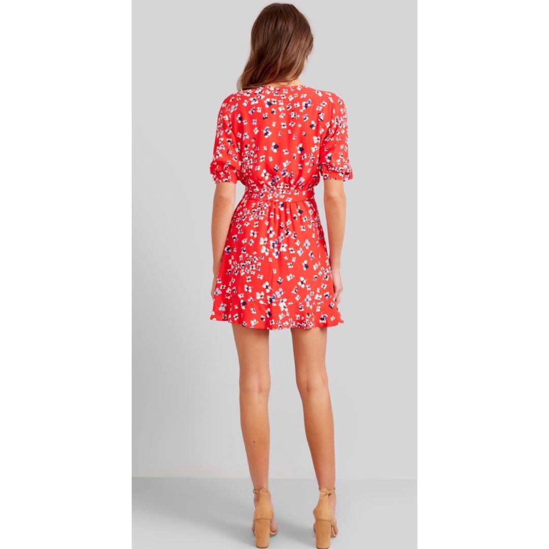 kookai delilah wrap dress