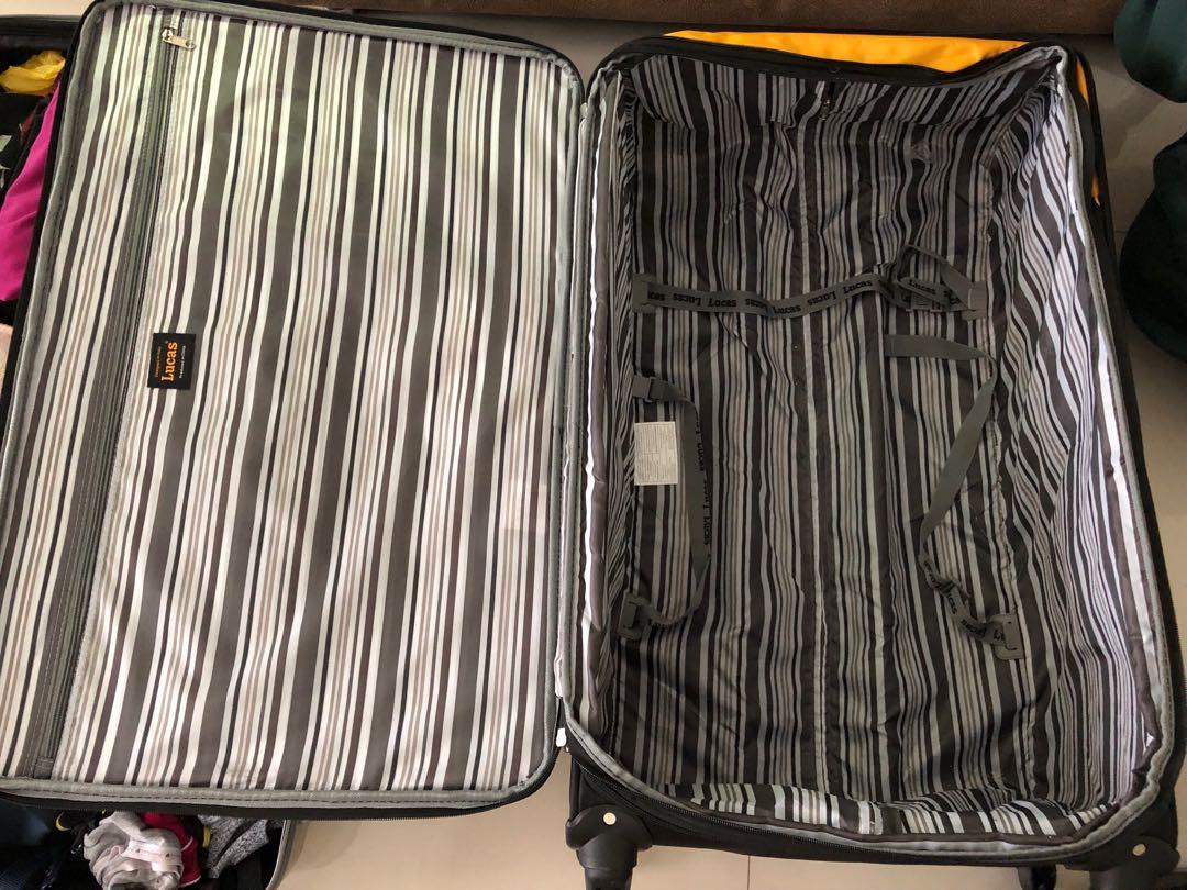Lucas brand online suitcase