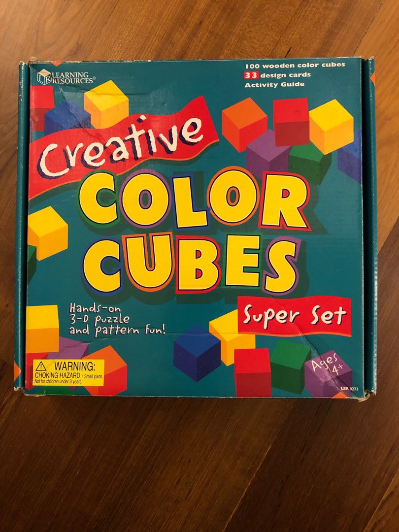 Learning Resources Creative Color Cubes Super Set