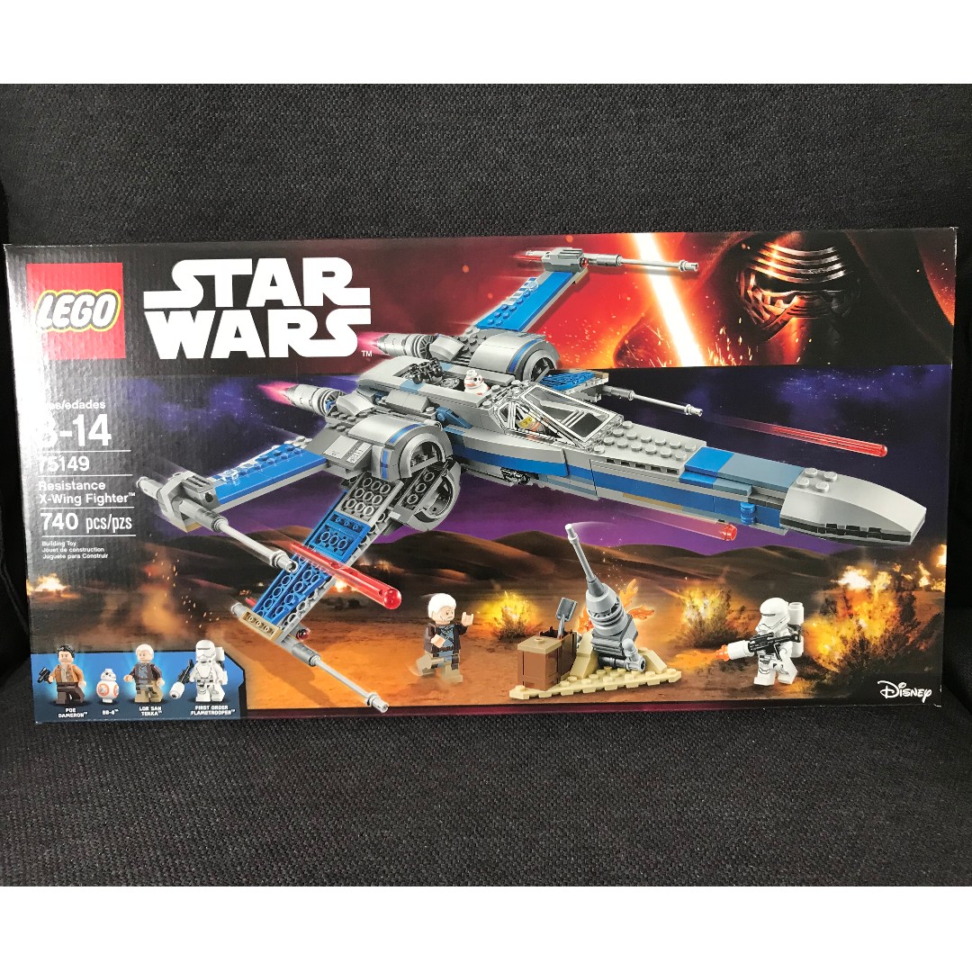 Lego Star Wars 75149 Resistance X Wing Fighter Toys Games Bricks Figurines On Carousell