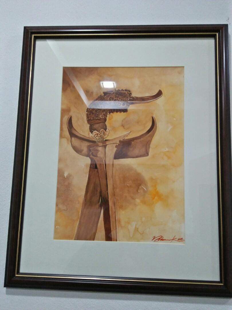 Lukisan Keris Design Craft Artwork On Carousell