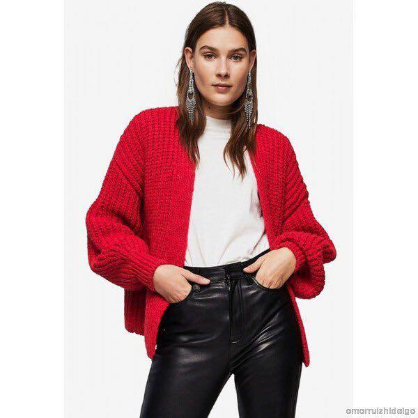 mango chunky cardigan