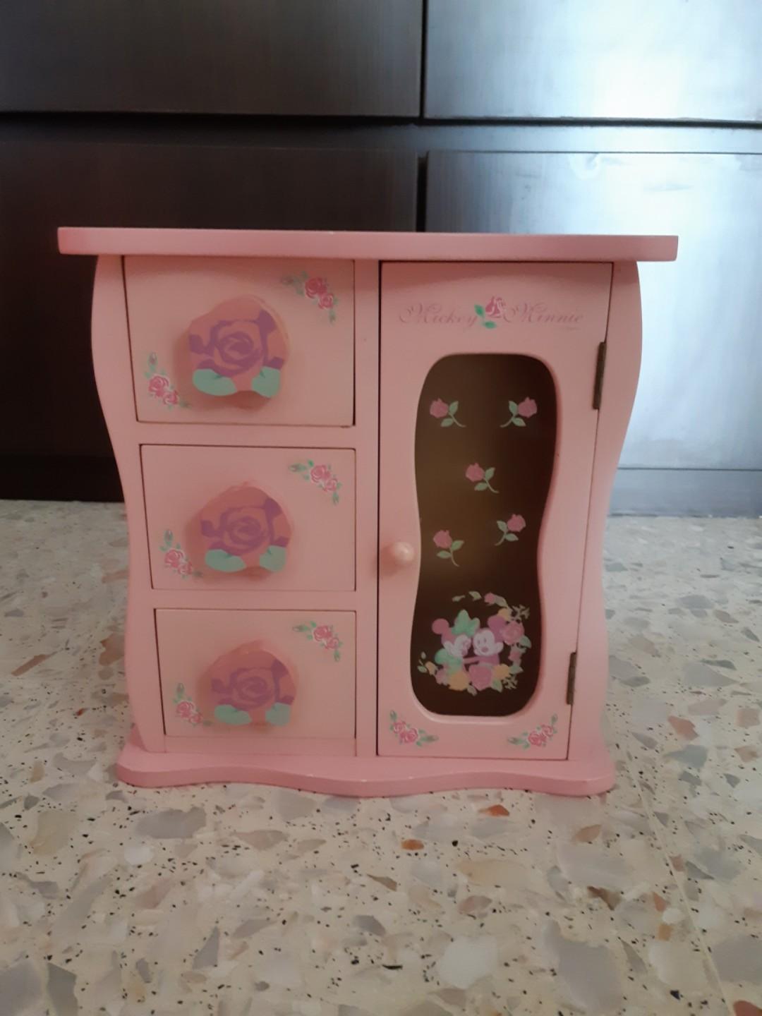 Mickey Mouse Jewelry Storage Furniture Shelves Drawers On